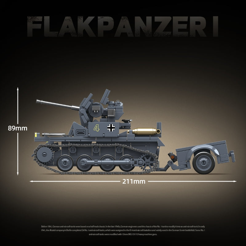 QUANGUAN| FlakPanzerⅠ |675pcs