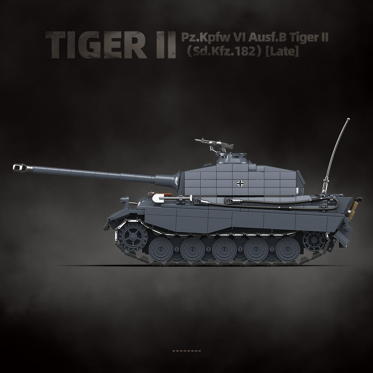 Tiger Ⅱ |1563pcs | BrickWorld
