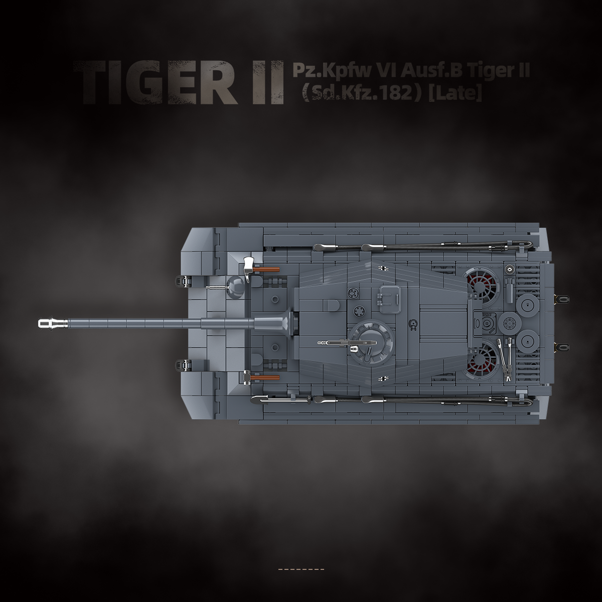 Tiger Ⅱ |1563pcs | BrickWorld