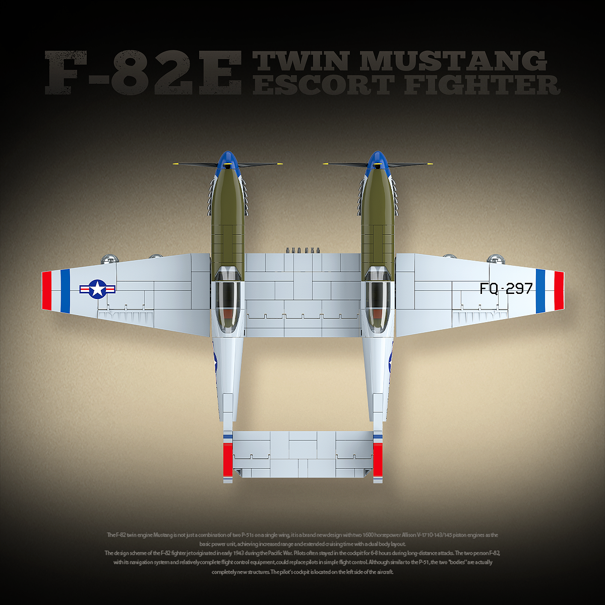 F-82E |1107pcs | BrickWorld