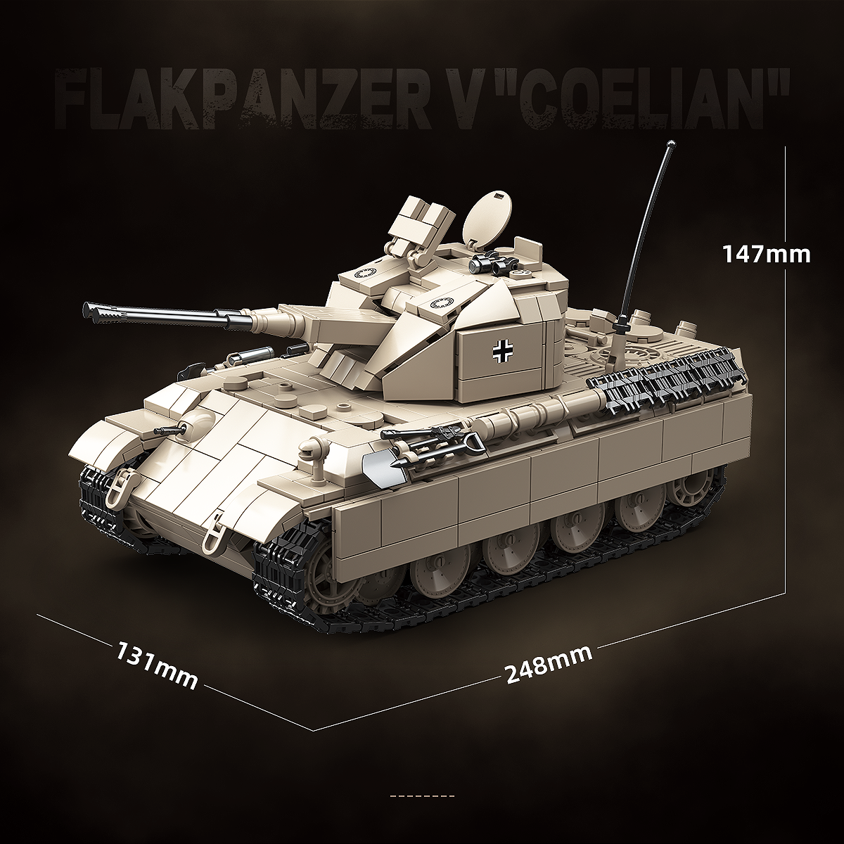 QUANGUAN| Panzer Ⅴ COELIAN |1389pcs