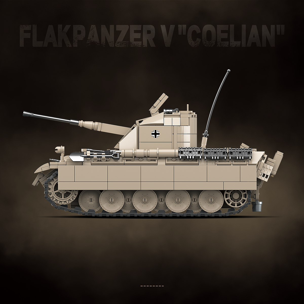 QUANGUAN| Panzer Ⅴ COELIAN |1389pcs