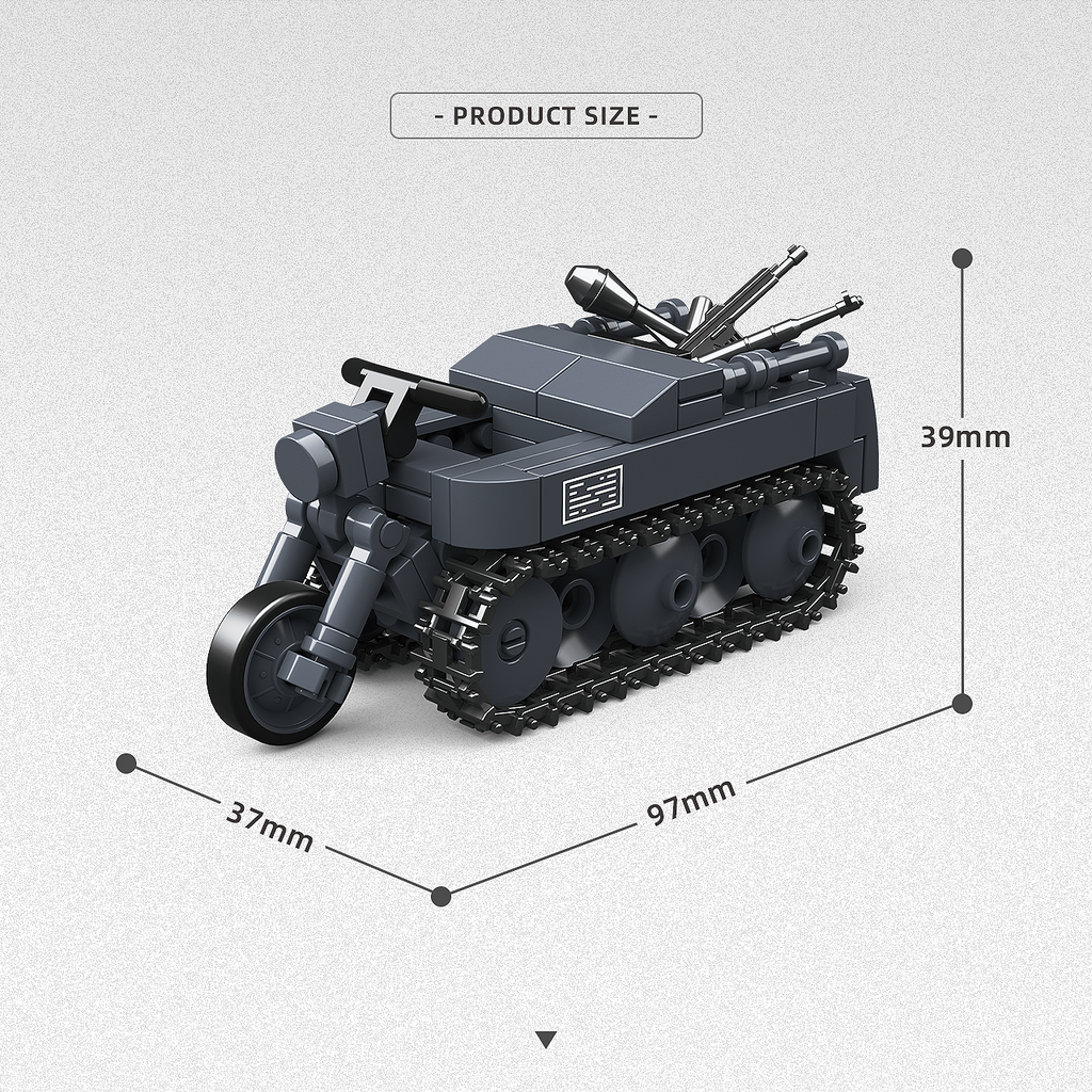 SD.KFZ.2 |336pcs | BrickWorld