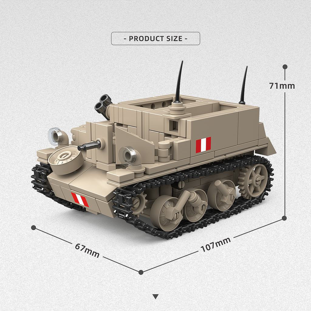 Bren Gun Carrier |389pcs | BrickWorld