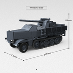 Sd.Kfz.9 | 726PCS| BrickWorld