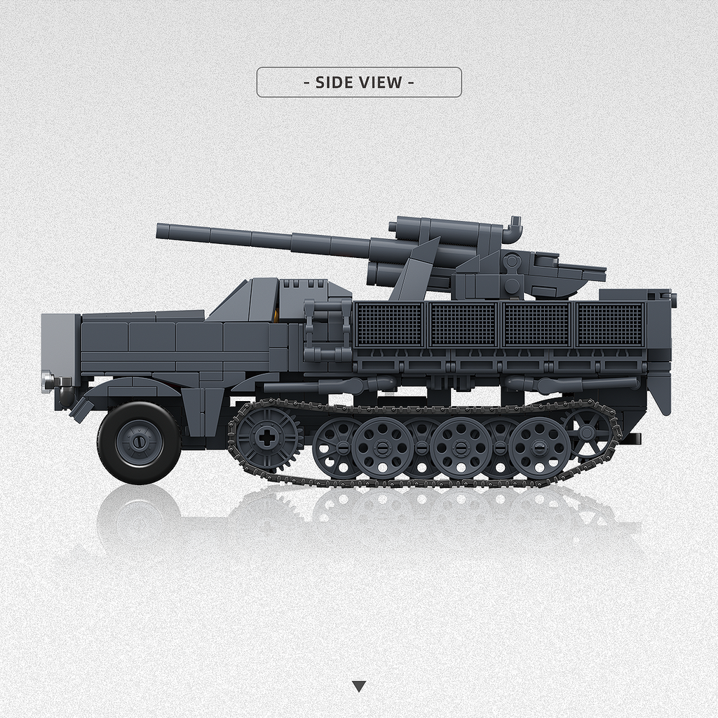 Sd.Kfz.9 | 726PCS| BrickWorld