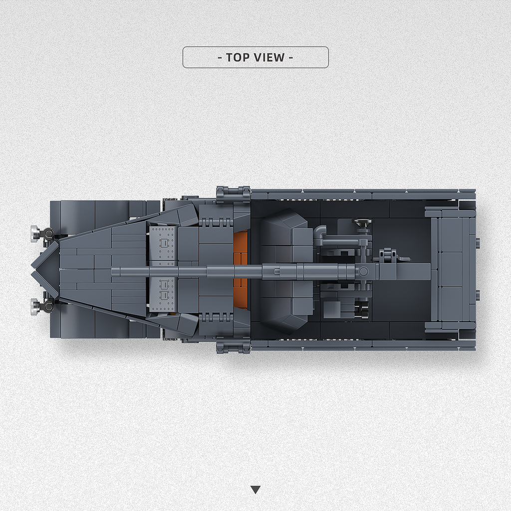 Sd.Kfz.9 | 726PCS| BrickWorld
