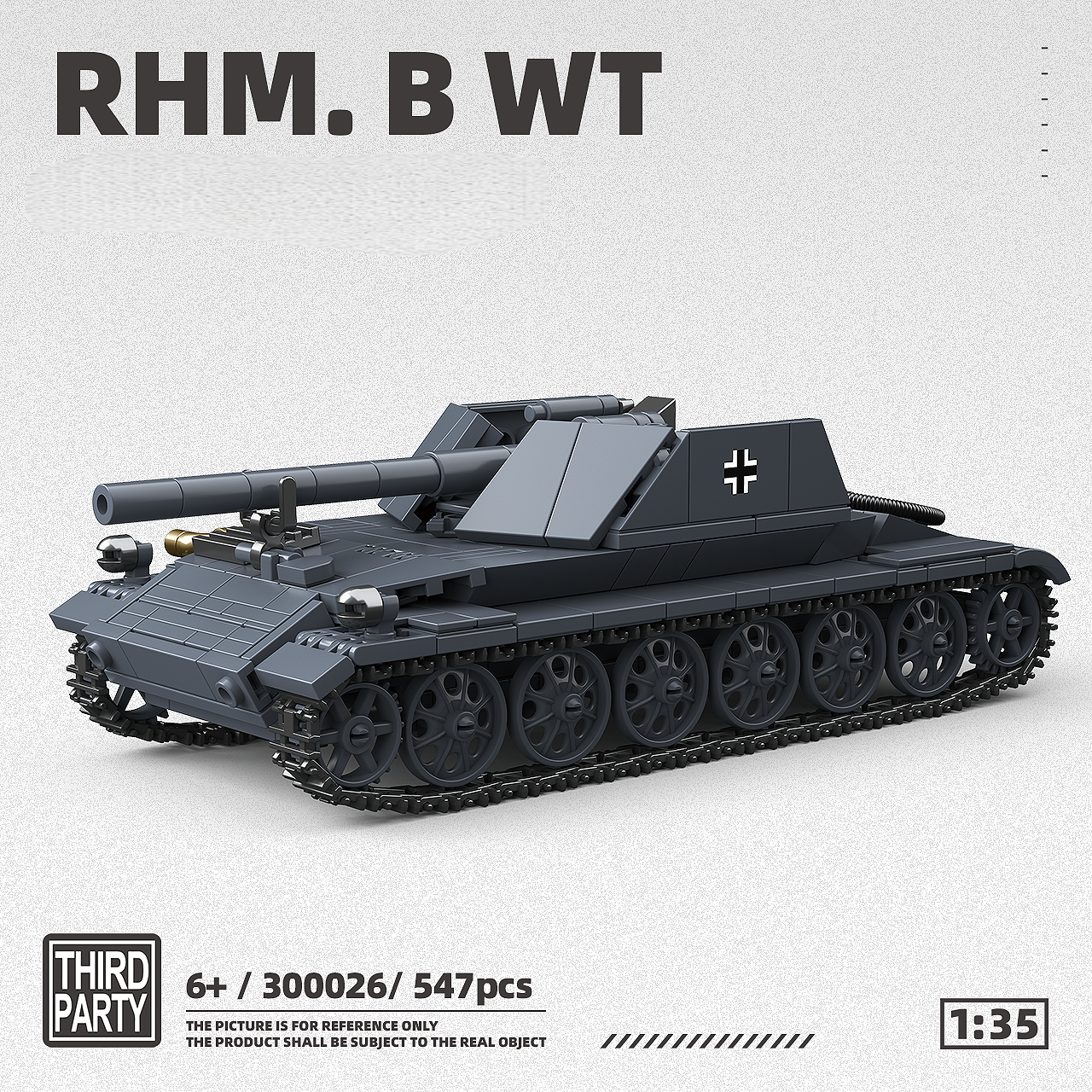 RHM.B WT | 547 PCS| BrickWorld