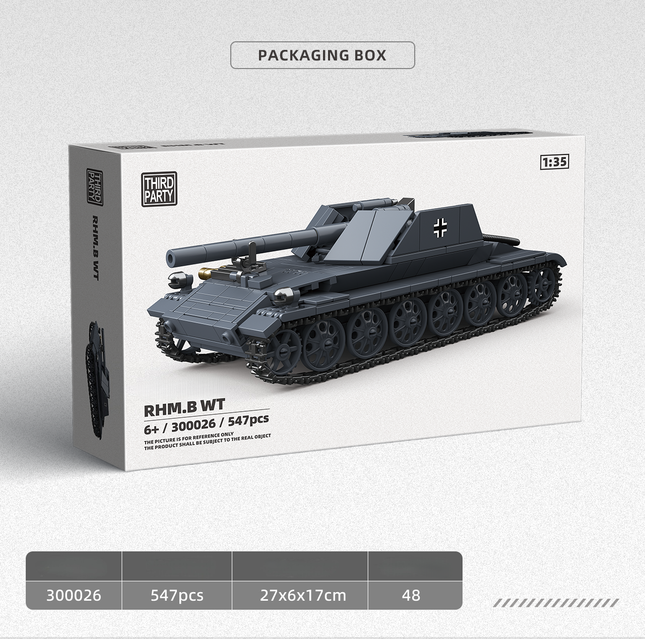 RHM.B WT | 547 PCS| BrickWorld