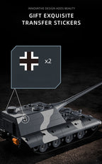 JAGDPANZER E-100 | 1836PCS| BrickWorld