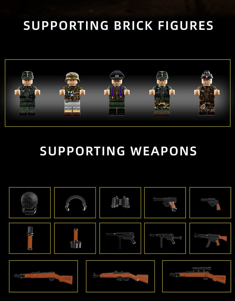 JAGDPANZER E-100 | 1836PCS| BrickWorld