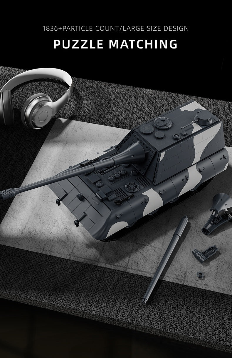 JAGDPANZER E-100 | 1836PCS| BrickWorld