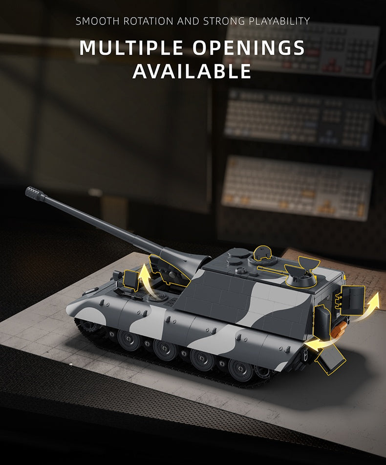 JAGDPANZER E-100 | 1836PCS| BrickWorld